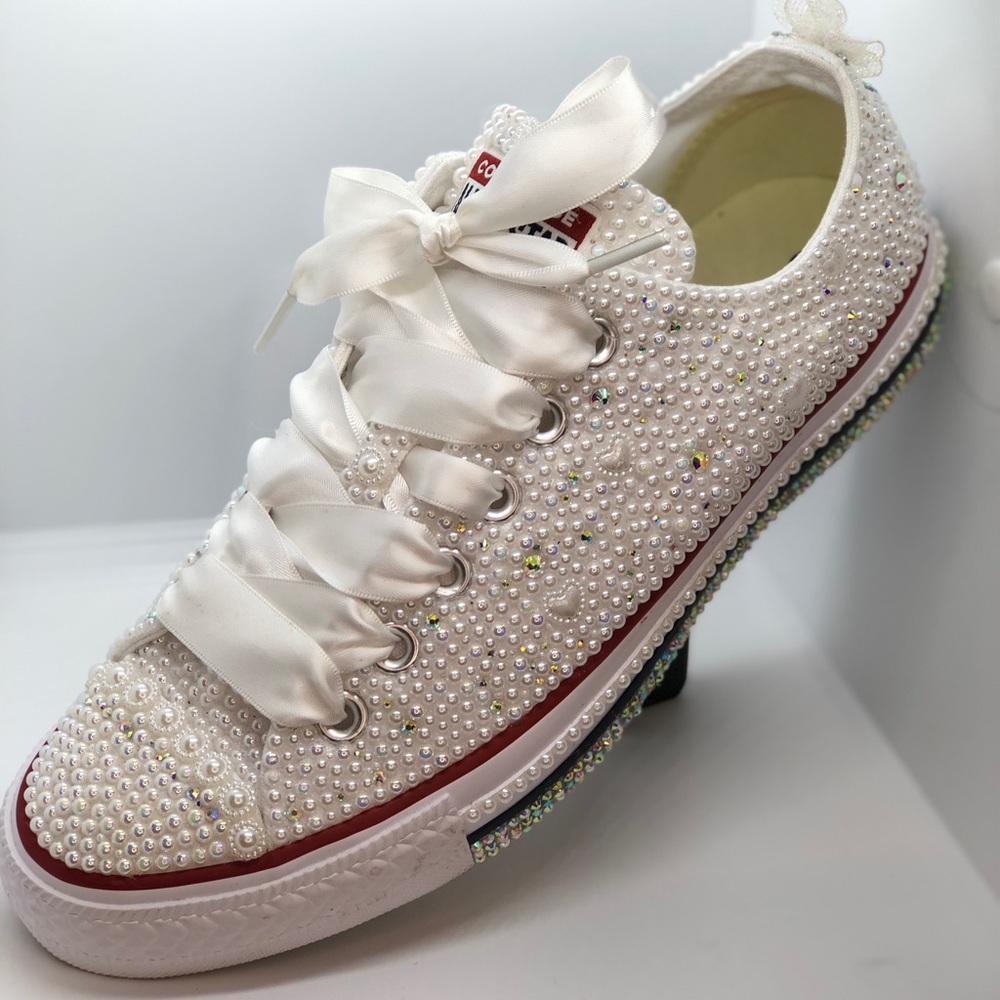 Chuck Taylor Converse Custom Bling Shoes